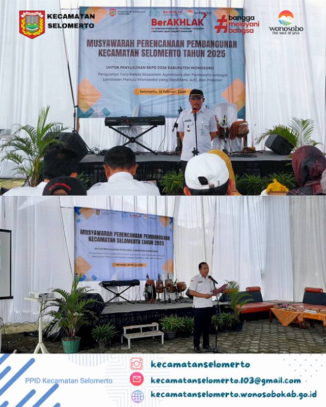 MUSRENBANG Kecamatan Selomerto Tahun 2025